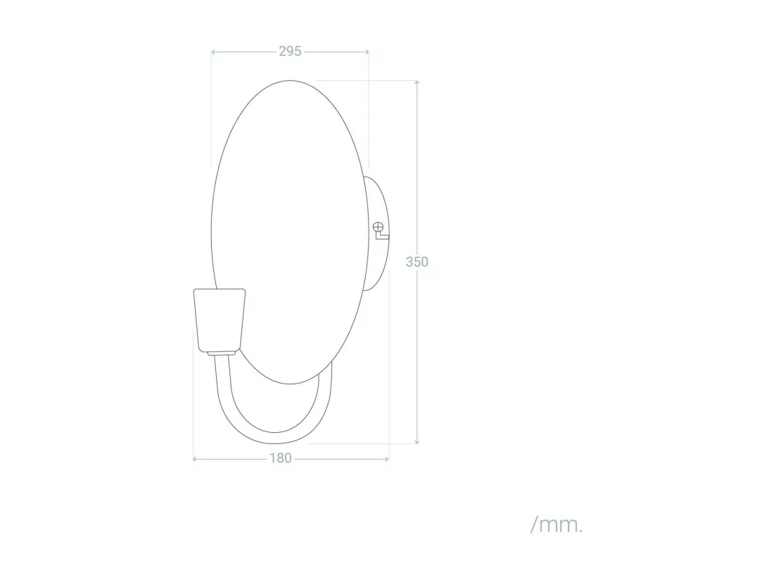Lampe Murale Métal Anusha Doré