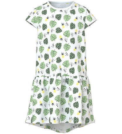 Name It Kleid - NkfVigga - Bright White/Tropical