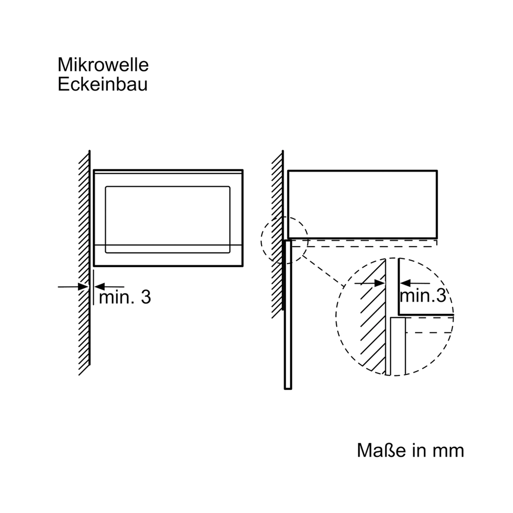 Bosch BEL554MB0 Einbau-Mikrowelle 59x38cm 230V