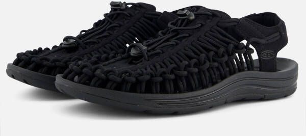 Keen Uneek Dames Sandalen Black Black Zwart Polyester K1014099