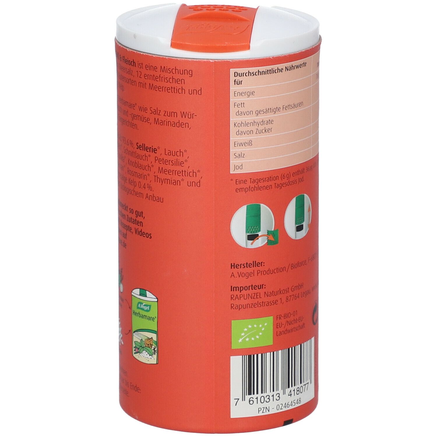 Trocomare® Herbamare Meersalz mit Gemüse und Kräutern