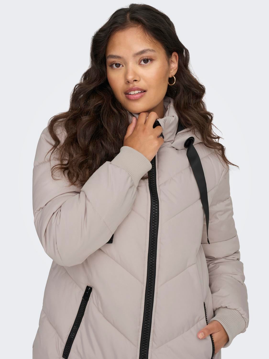 JDYSKYLAR Langer Parka Chateau Gray