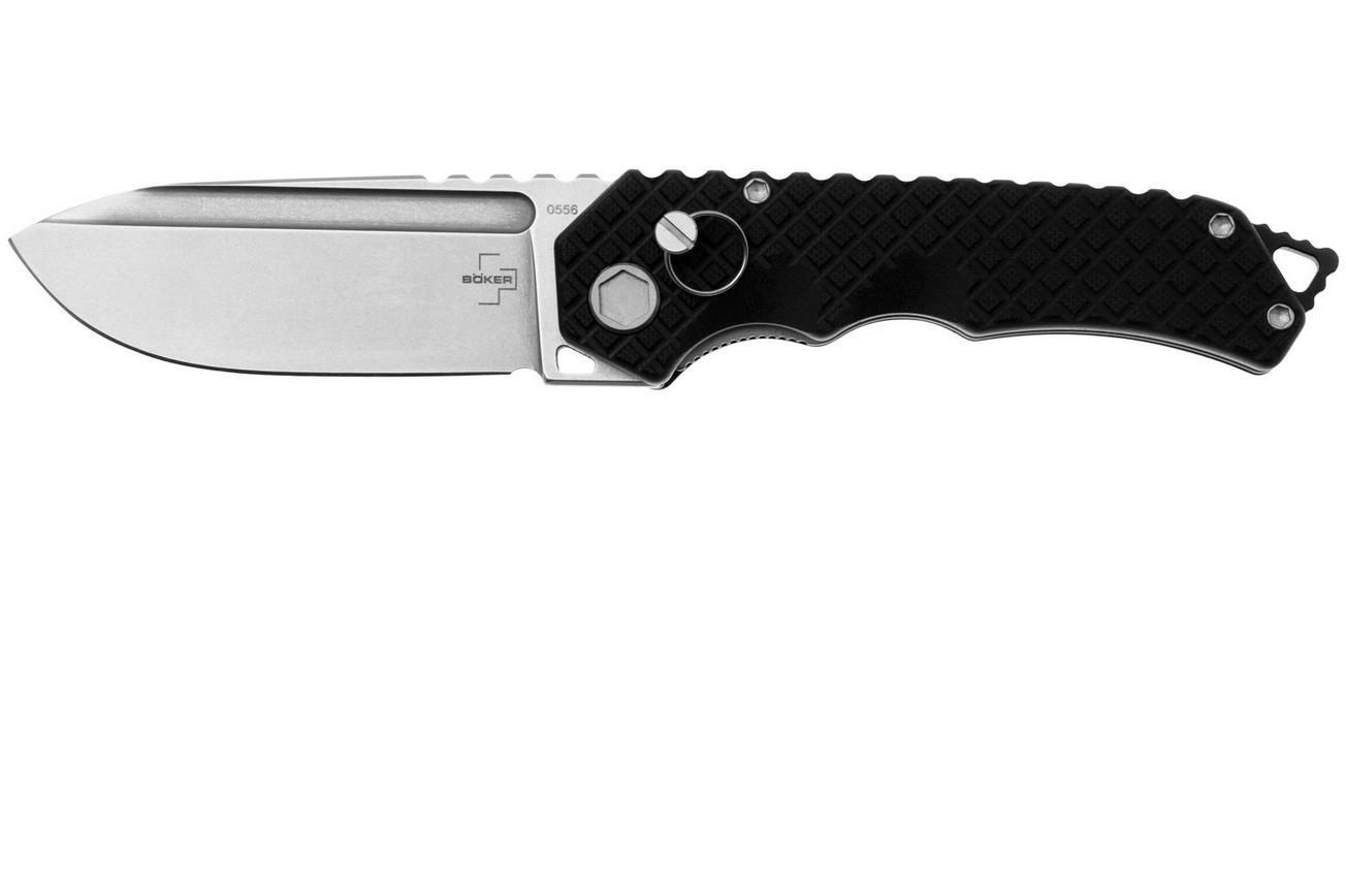 Böker Plus Hermod Folder 01BO914 Stonewashed D2, Black G10 zakmes, Dirk Hofmeister design