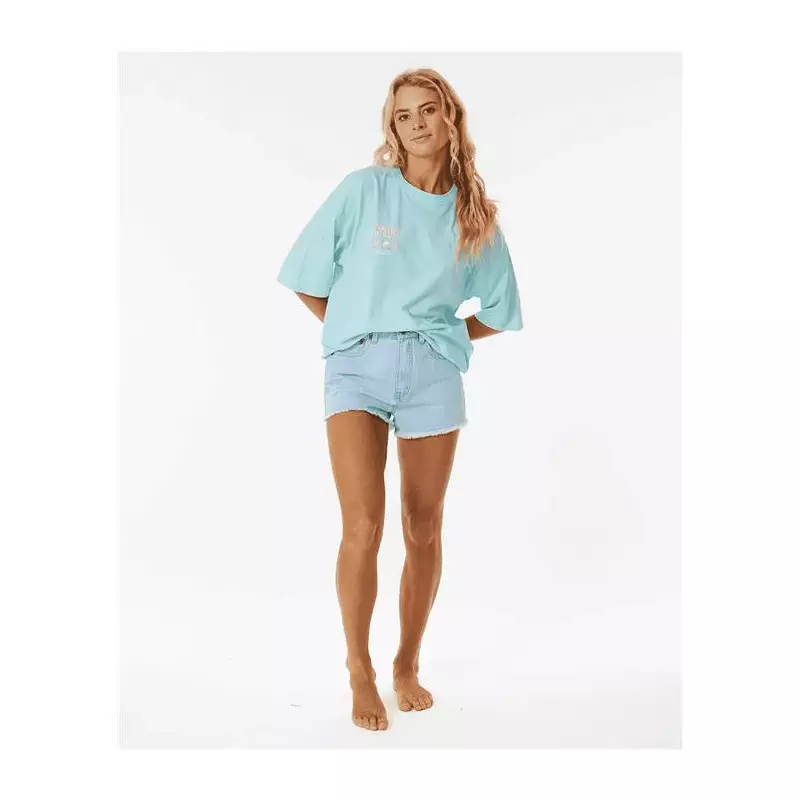 Teeshirt femme RIPCURL Cosmic Dreams Heritage Tee Light Blue