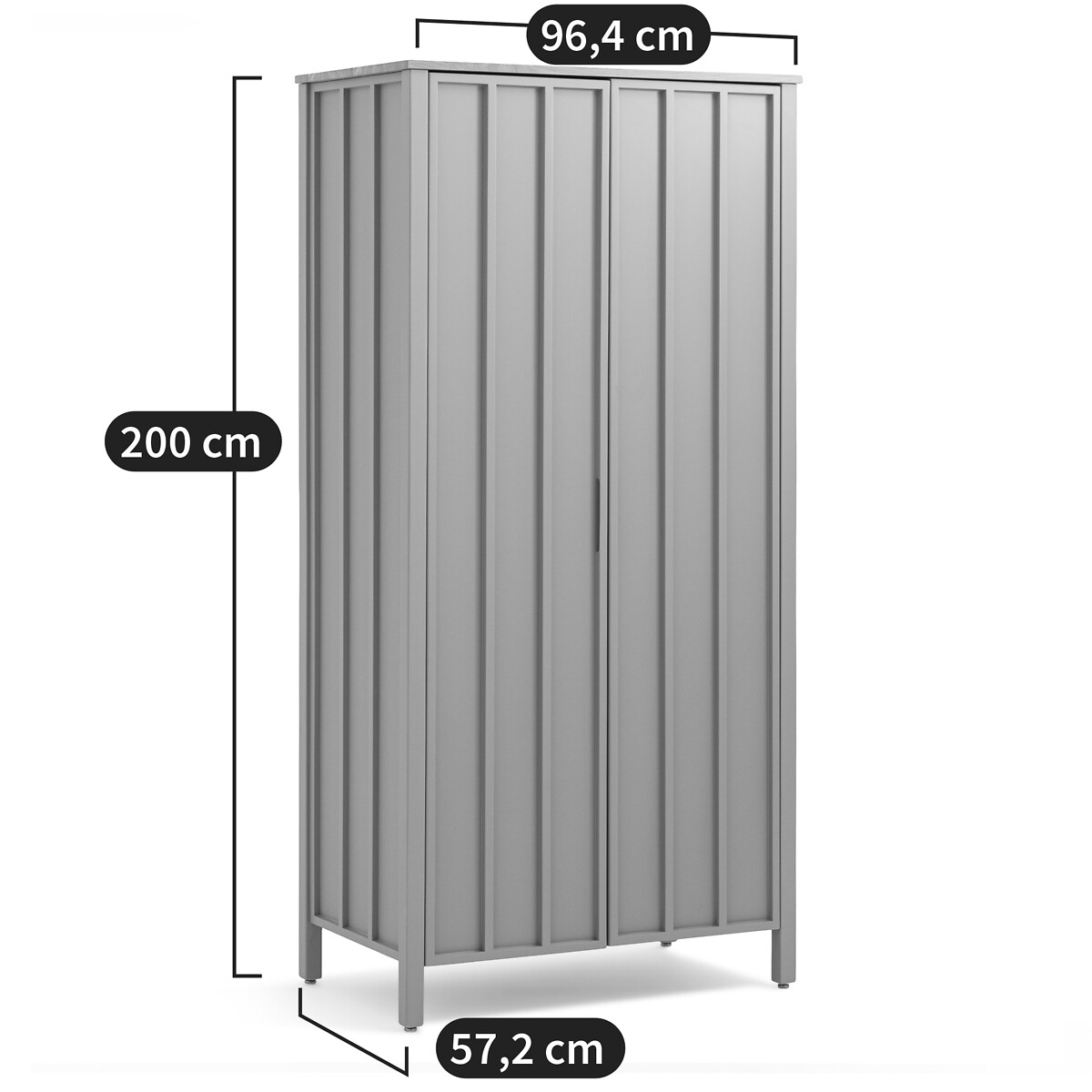 LA REDOUTE INTERIEURS<br>Roupeiro de 2 portas, Eugène
