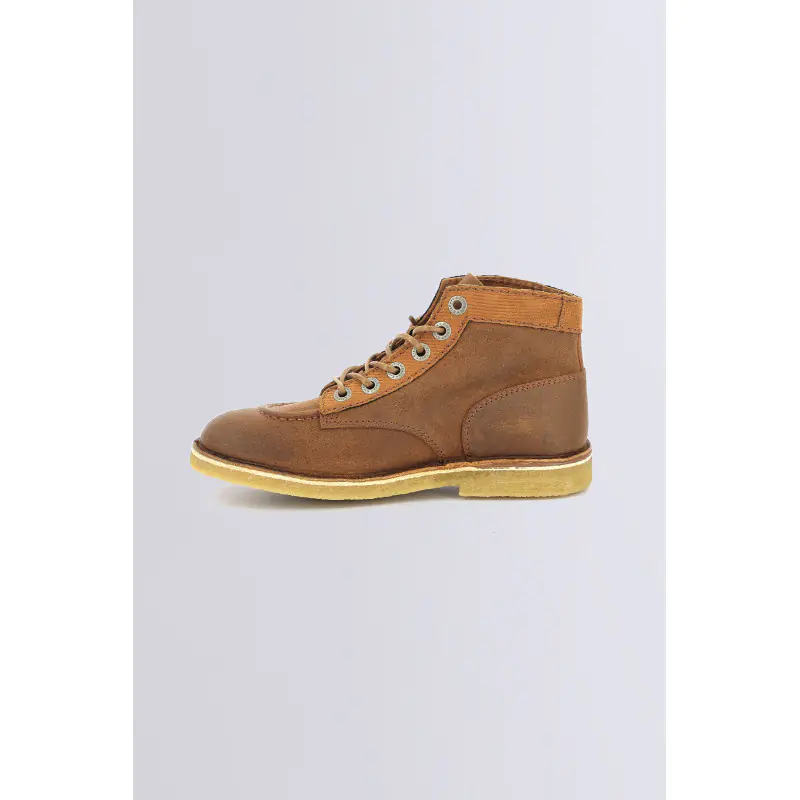 KICK LEGEND CAMEL COGNAC BOTTINES Cuir Femme