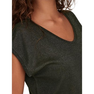 Tee-shirt à manches courtes femme Silvery ONLY