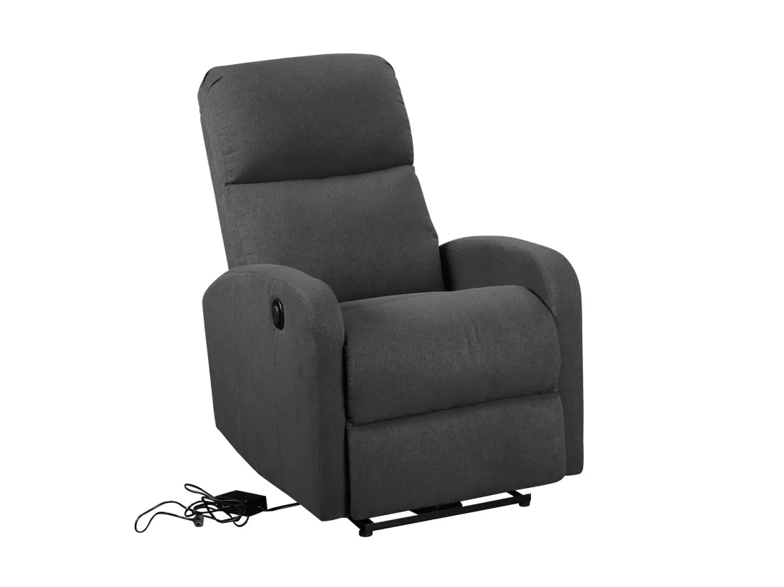 Fauteuil électrique inclinable RELAX gris anthracite - HAPPY GARDEN
