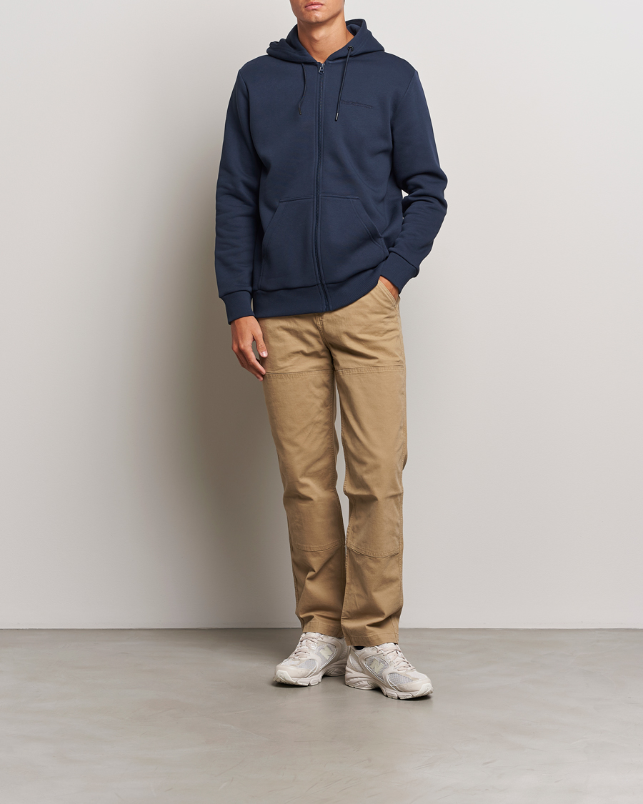 Peak Performance Original Full Zip Hoodie Blue Shadow
