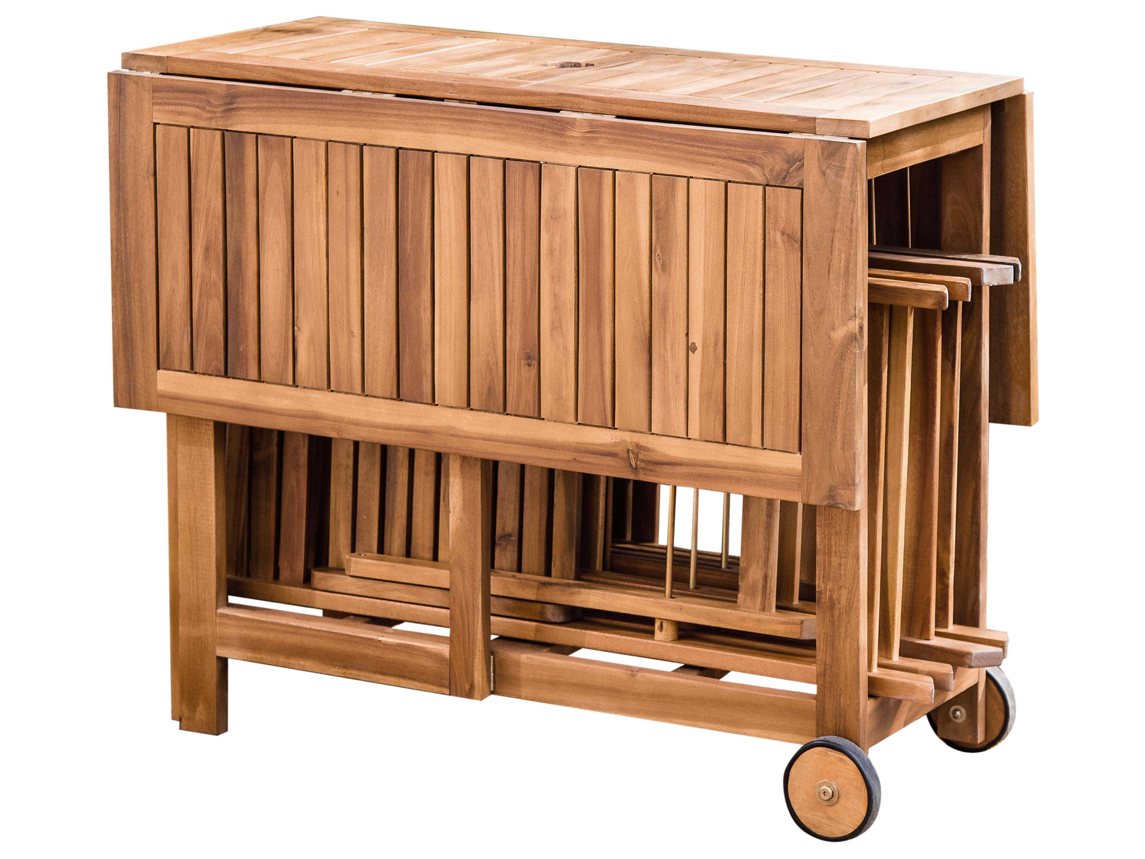Tuinset 4-zits FRASSINE Acaciahout Bruin