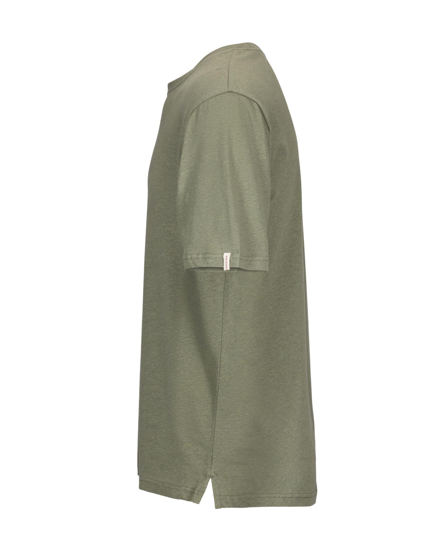 Amundsen Linen Tee Olive Ash