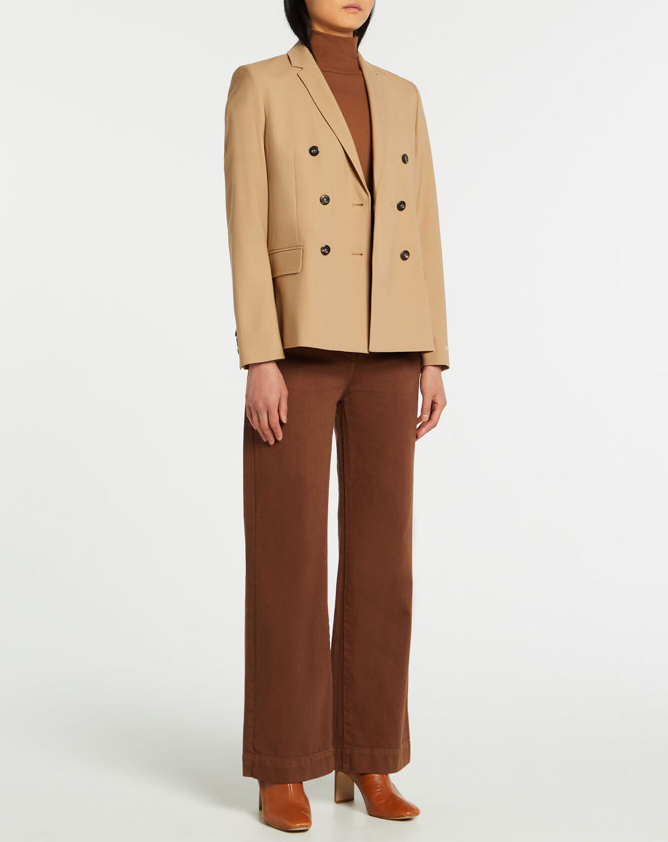 Tommy Hilfiger Blazer cintré Icon beige foncé