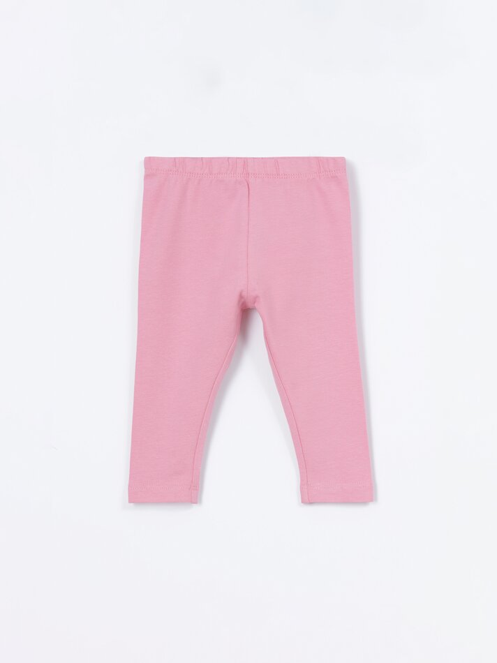 Conjunto com 2 Leggings Compridas Básicas - Malva
