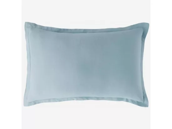 HABITAT - Taie d'oreiller en lin - 50 x 80 cm - Bleu clair (Lot de 2) - Linen