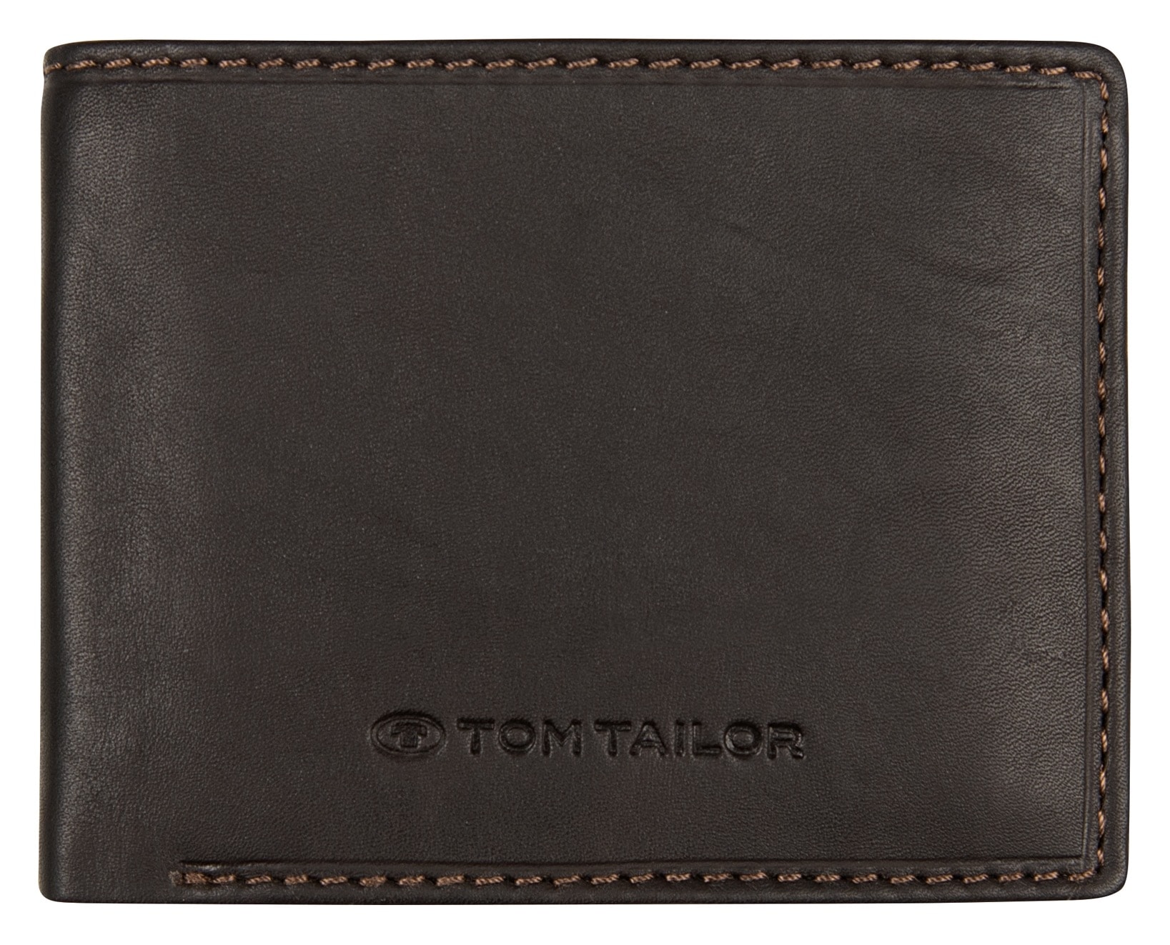 TOM TAILOR Geldbörse »LARY« im Querformat aus echtem Leder