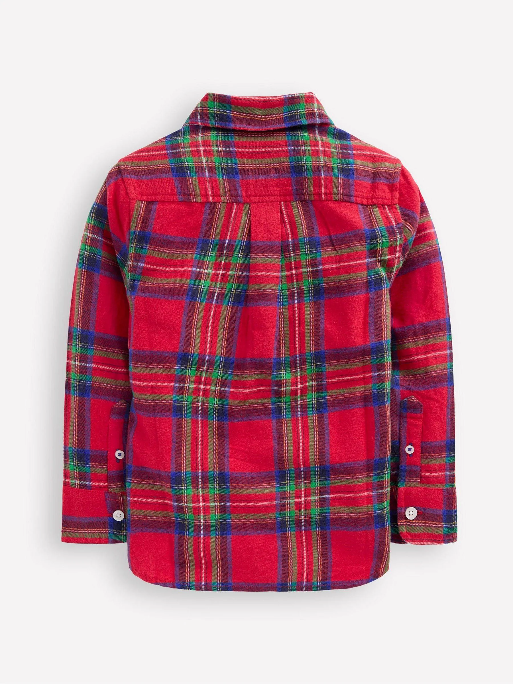 Rood - Boden Cosy Cotton Check Shirt