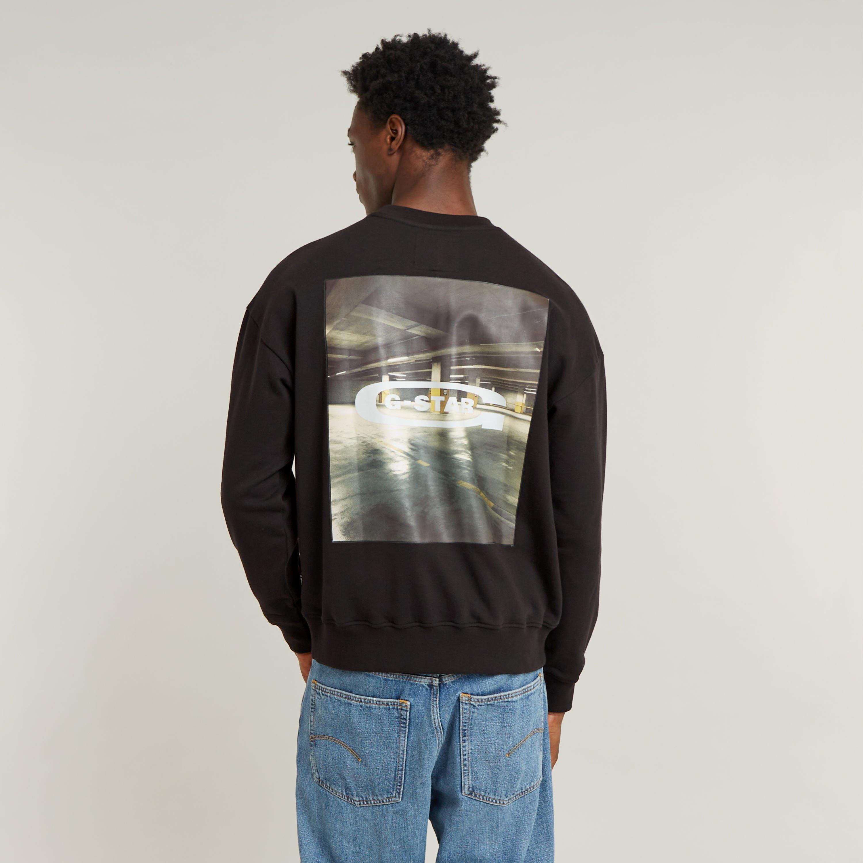 G Star Graphic Print Crewneck Jumper