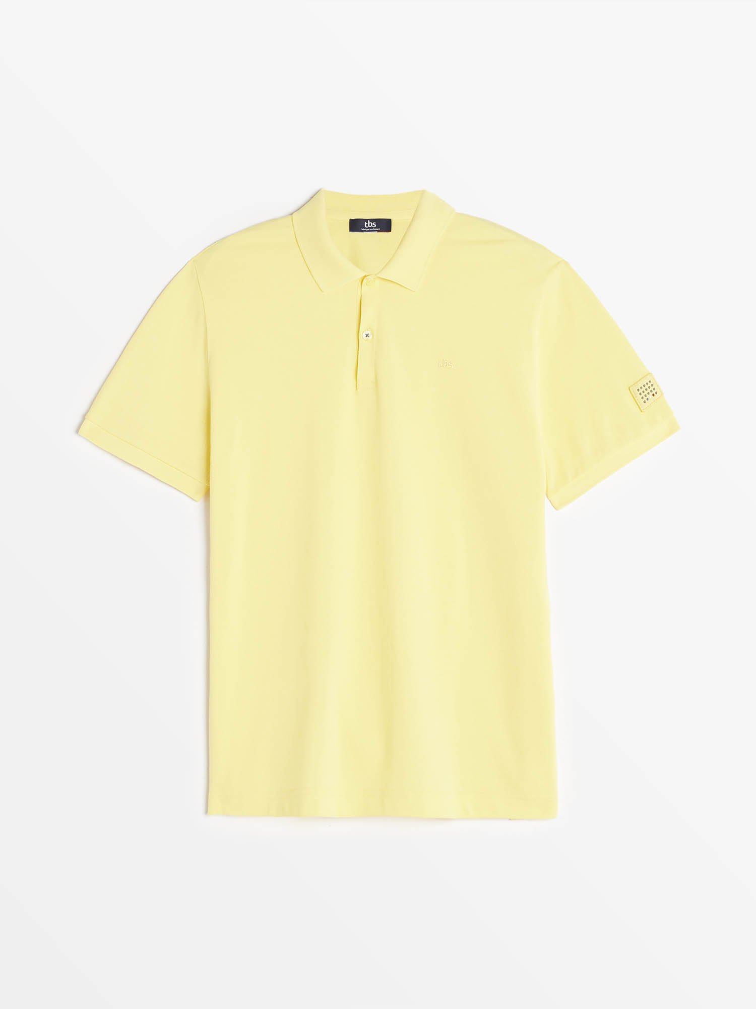 Polo Homme Fabriqué en France Coton Jaune
