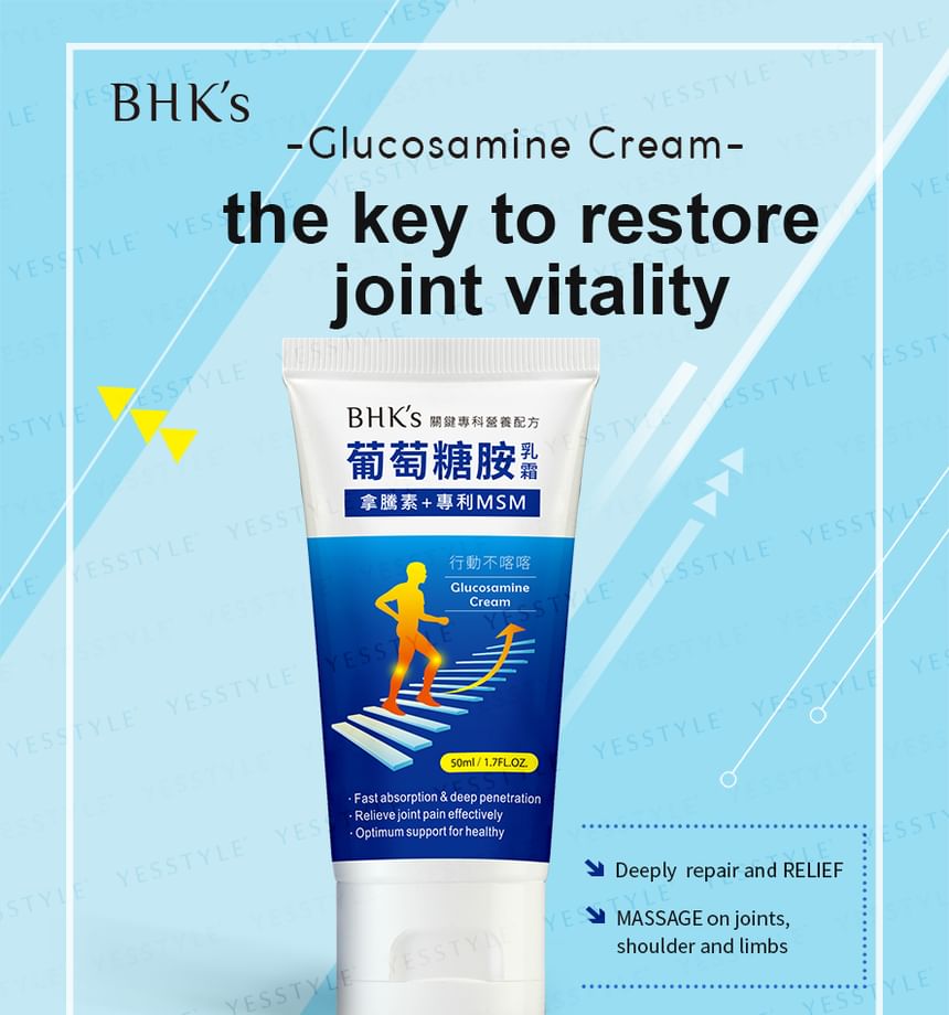 BHK's - Glucosamine met MSM crème EX