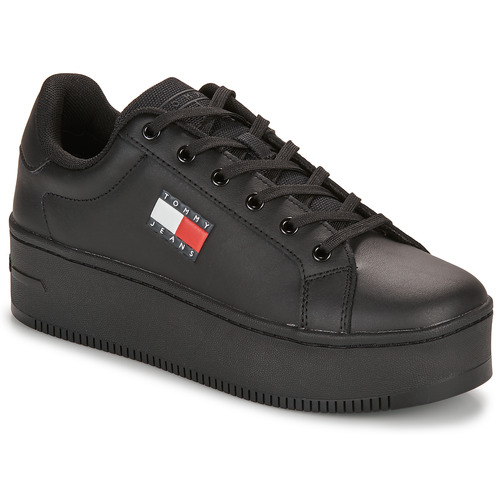 Tommy Jeans - TJW FLATFORM ESS - Noir
