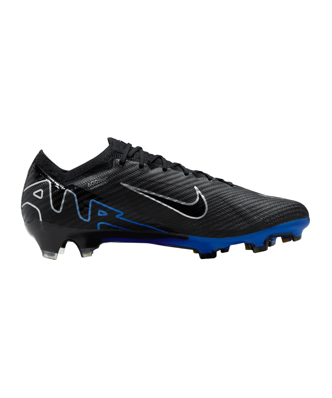 Nike Air Zoom Mercurial Vapor XV Elite FG Shadow Schwarz Silber Blau F040