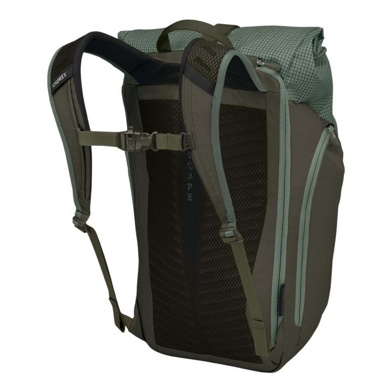 Osprey Transporter Roll Top Pine Leaf/Earl Grey