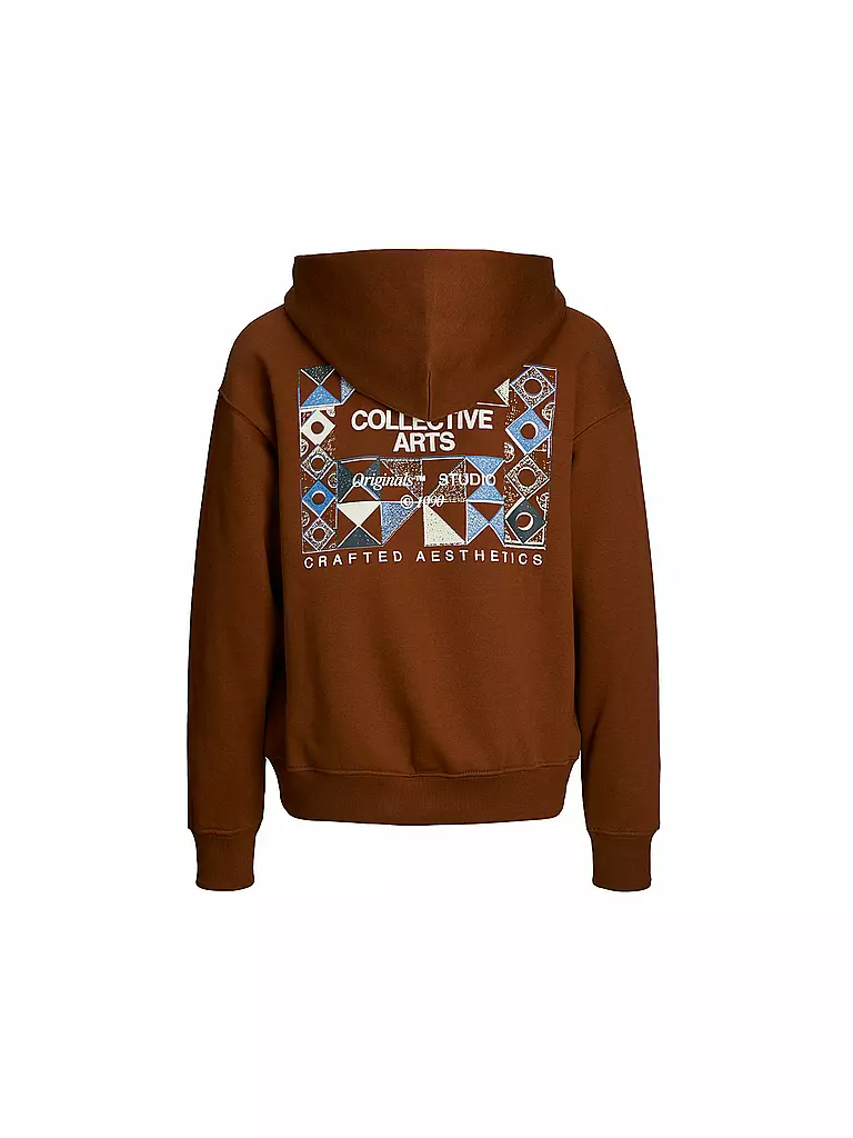 JACK & JONES Jungen Kapuzensweater - Hoodie JORNOHO  braun