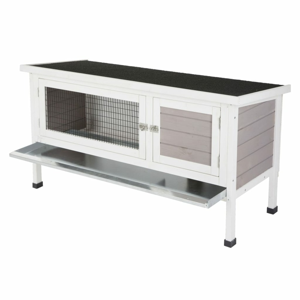 Cabane pour rongeurs freddy 116x45x62 cm bois vitrifié