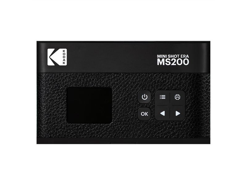 Kodak Fotokamera Mini Shot 2 Era Schwarz Sofortbildkamera und Fotodrucker