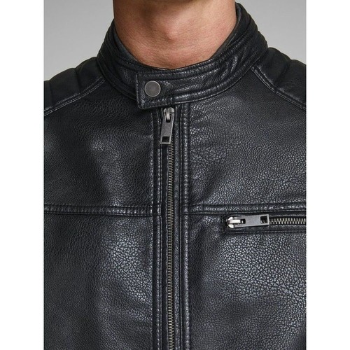 Jack & Jones - 12197682 ROCKY CHECK-BLACK Negro