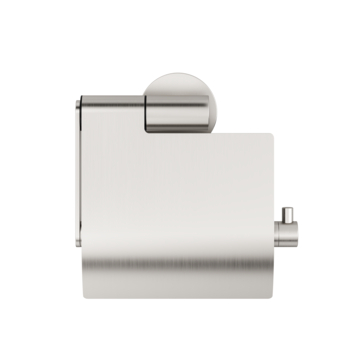 Tiger Boston toiletrolhouder met klep rvs