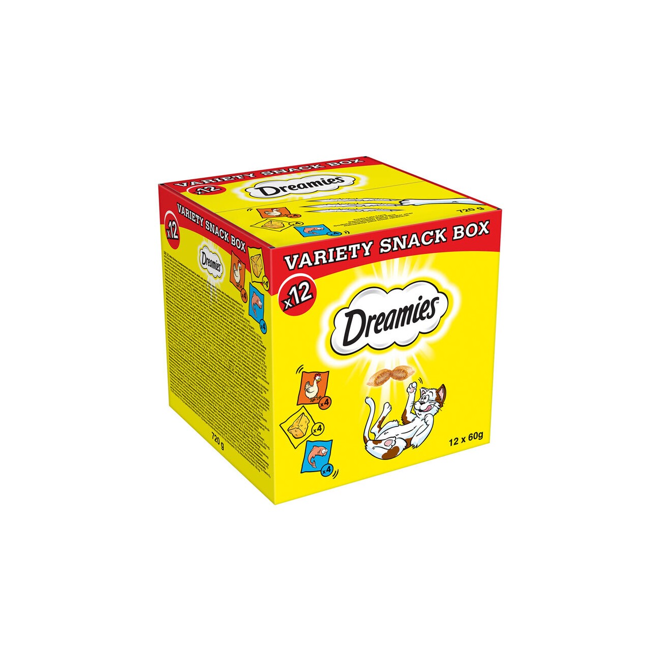 Dreamies Snack-Vielfalt 12x60g