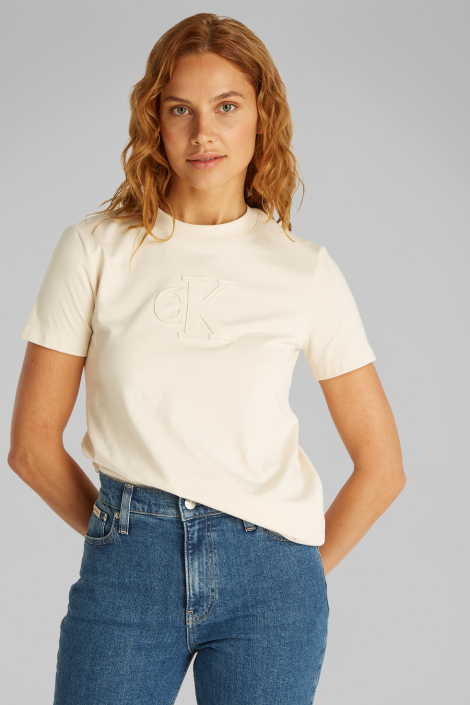 Calvin Klein beige dames t-shirt