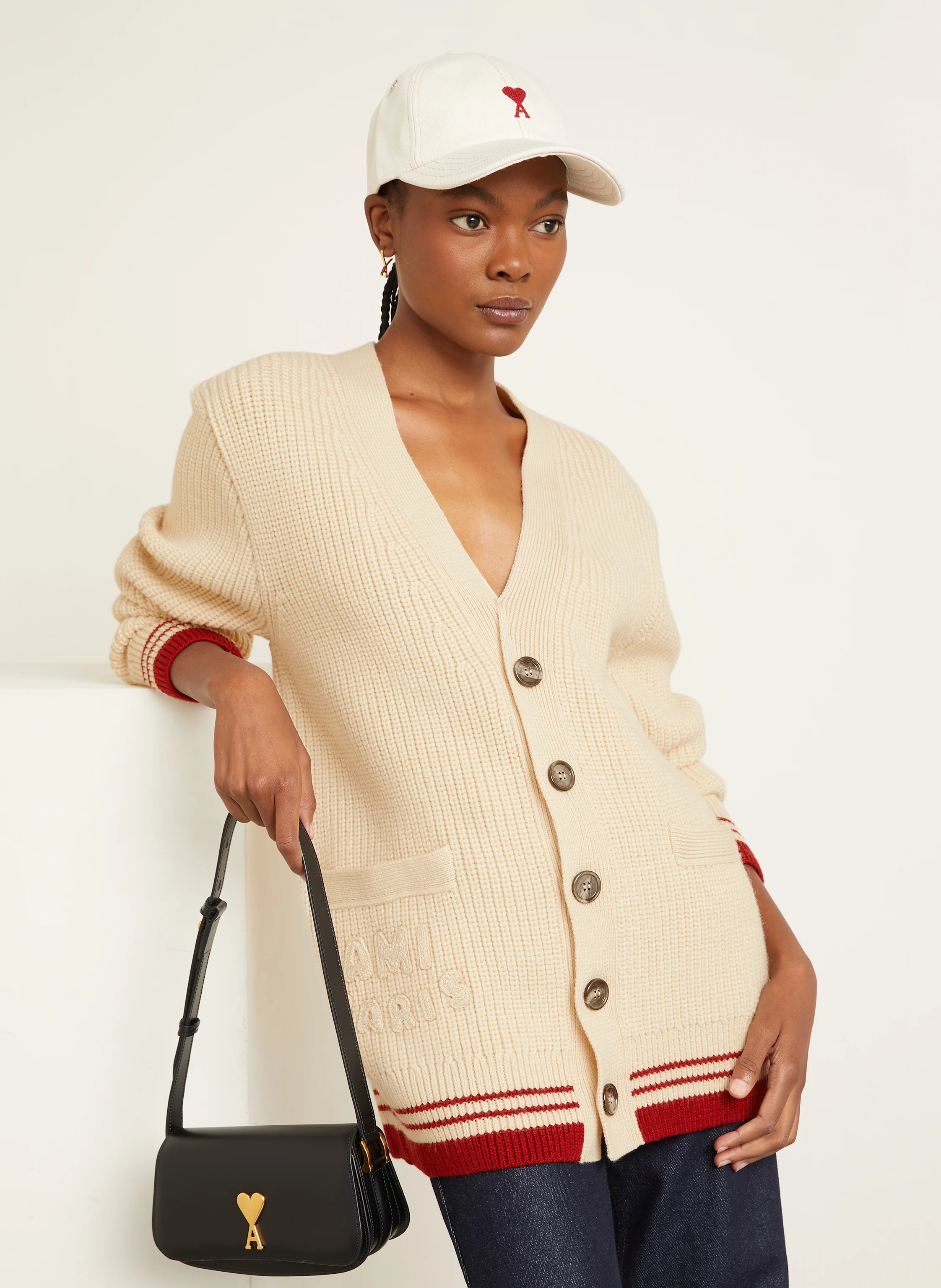 AMI PARIS Strickjacke