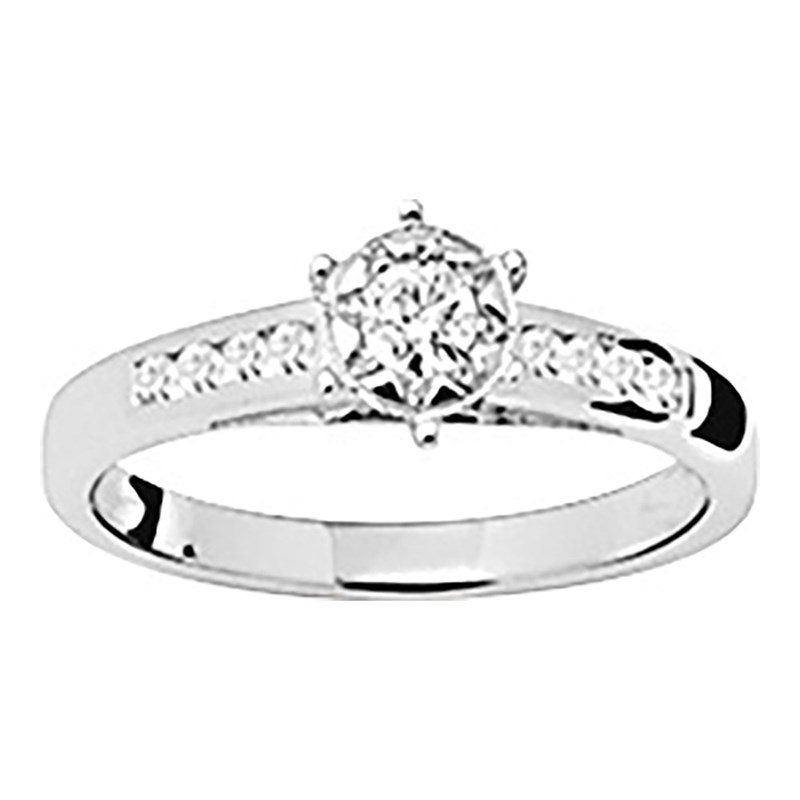 Bague femme - Oxyde de zirconium - Argent 925