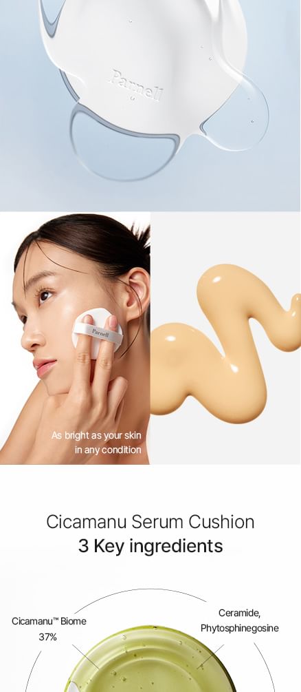 Parnell - Cicamanu Serum Cushion Navulling Alleen - 3 Kleuren