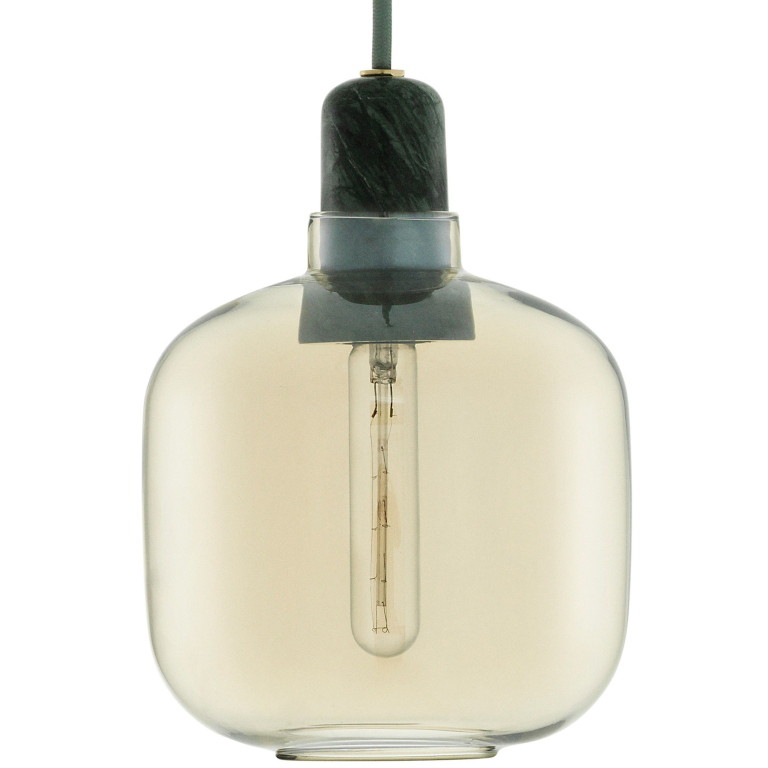 Normann Copenhagen Amp Lamp hanglamp small Ø14 goud/groen