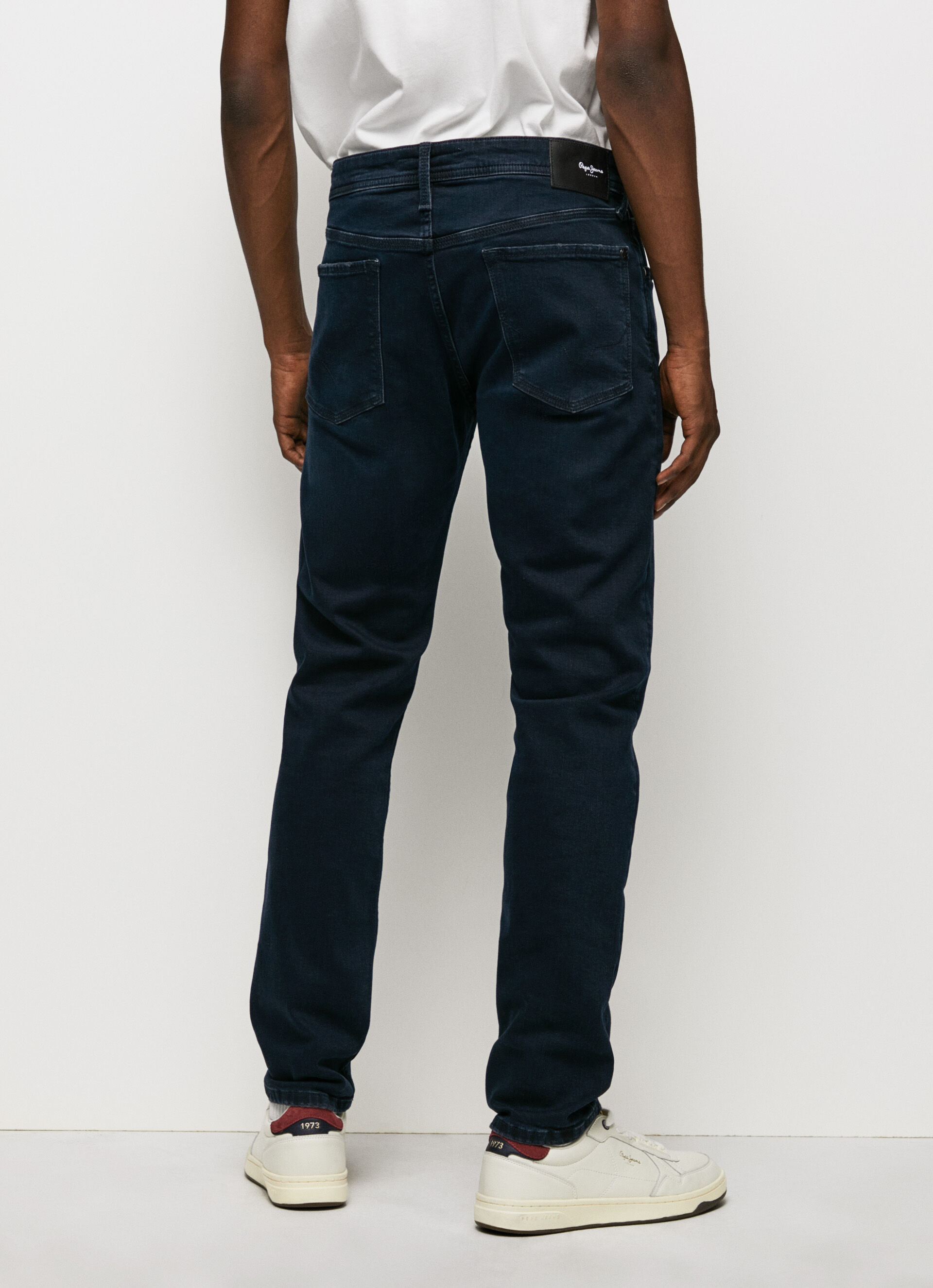 Calça jeans Hatch Regular Slim de cintura média - jeans