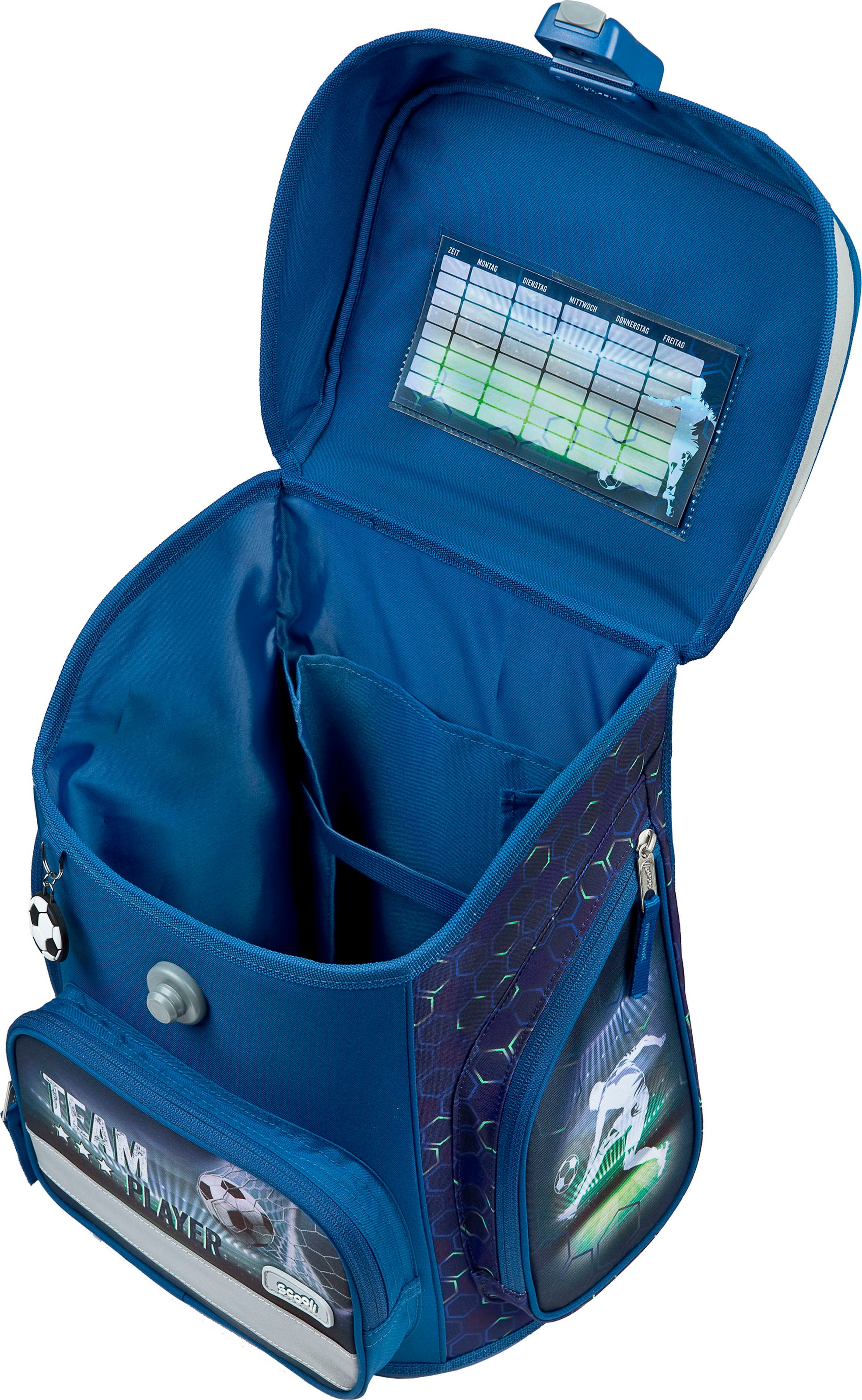 Scooli Schulranzen »EasyFit, Team Player« Reflektoren