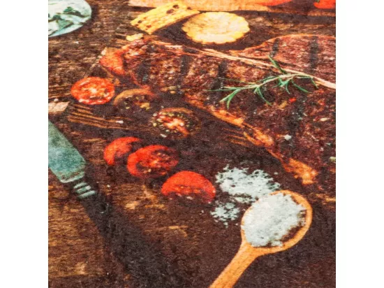 Tapis de cuisine multicolore 60x180 cm lavable antidérapant