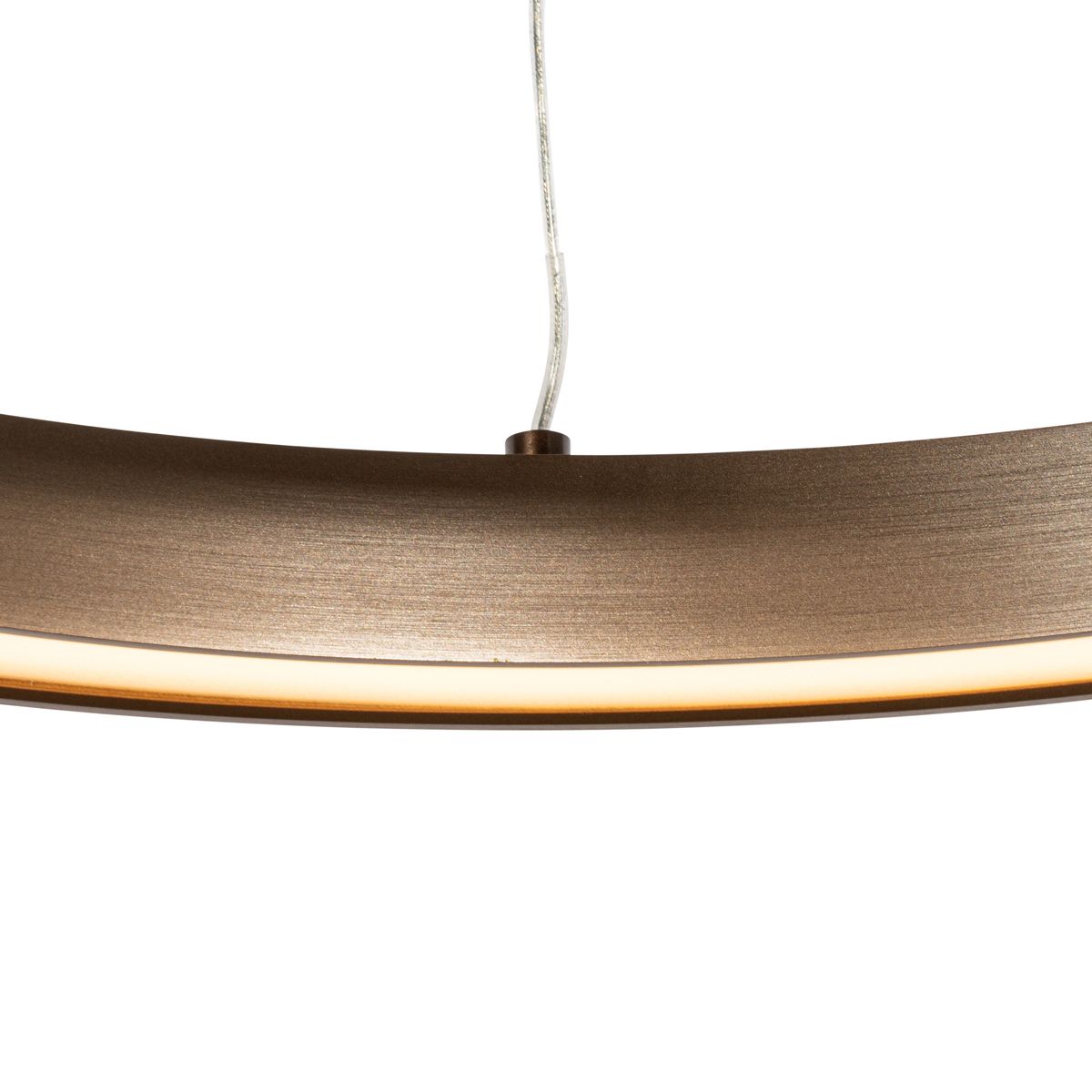 Hanglamp brons 40 cm incl. LED 3-staps dimbaar - Girello