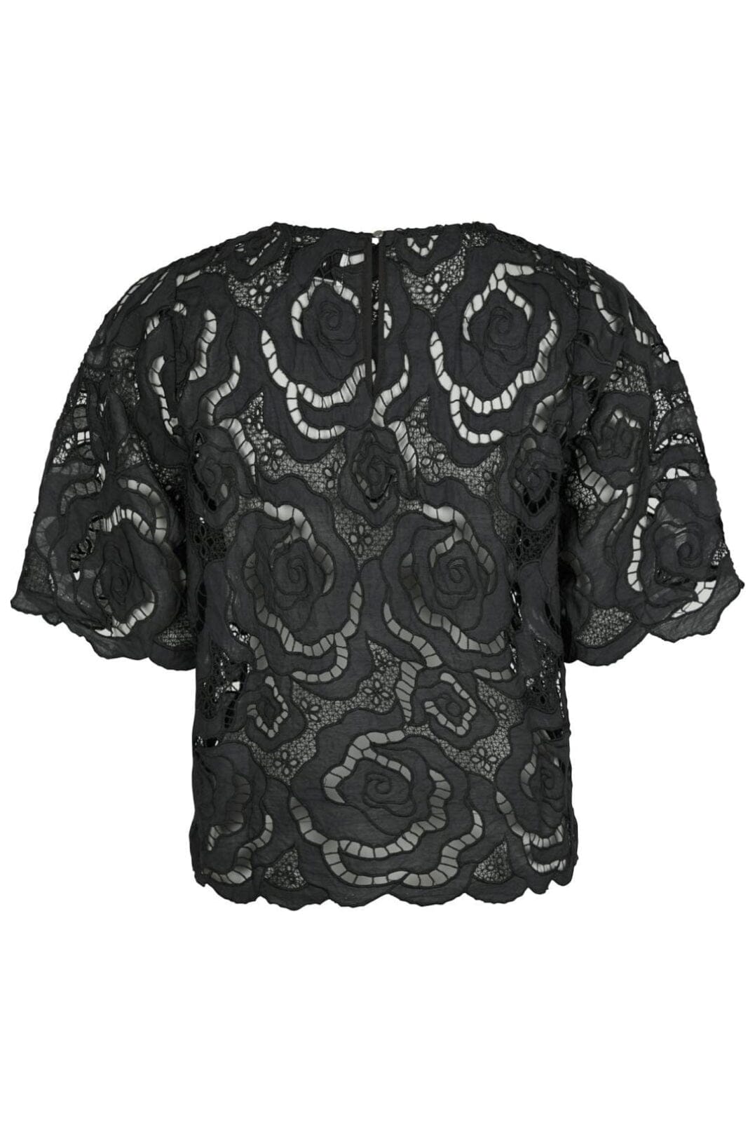 Neo Noir Trisha Big Lace Blouse