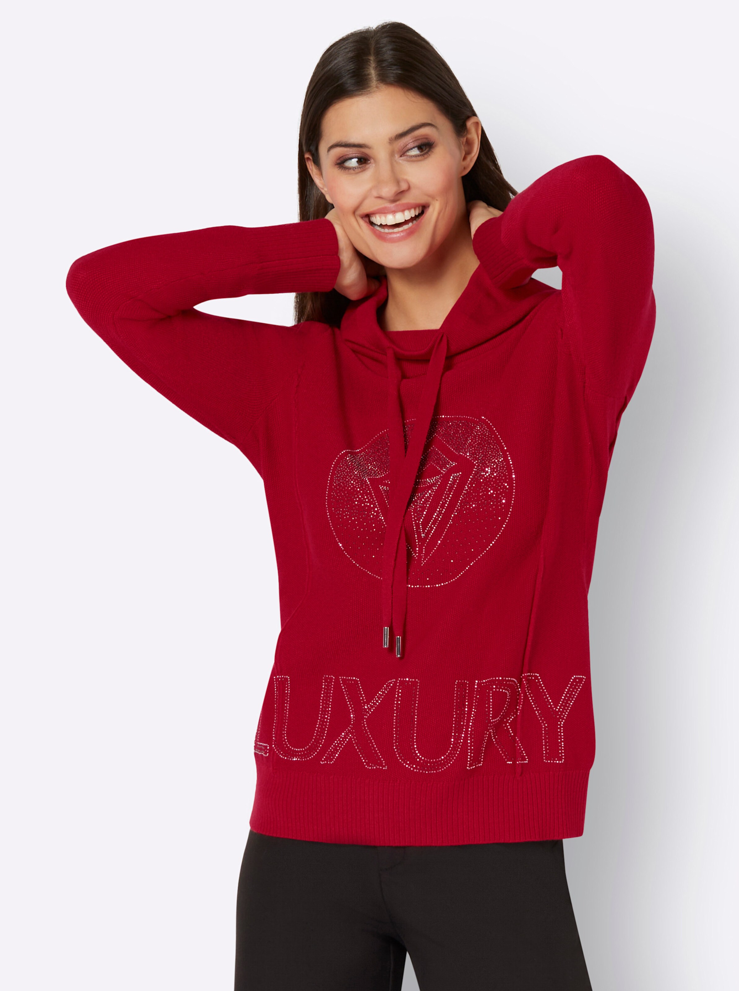 Pullover in rot