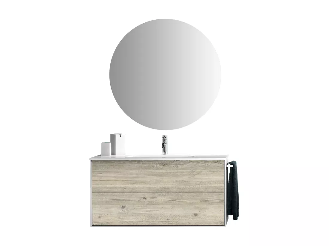 Ensemble de salle de bain 4 pièces IGEA pin arctique