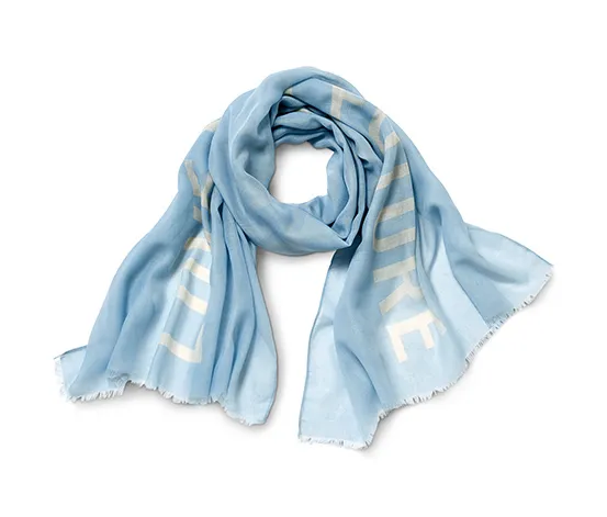 Webschal mit Statement-Print