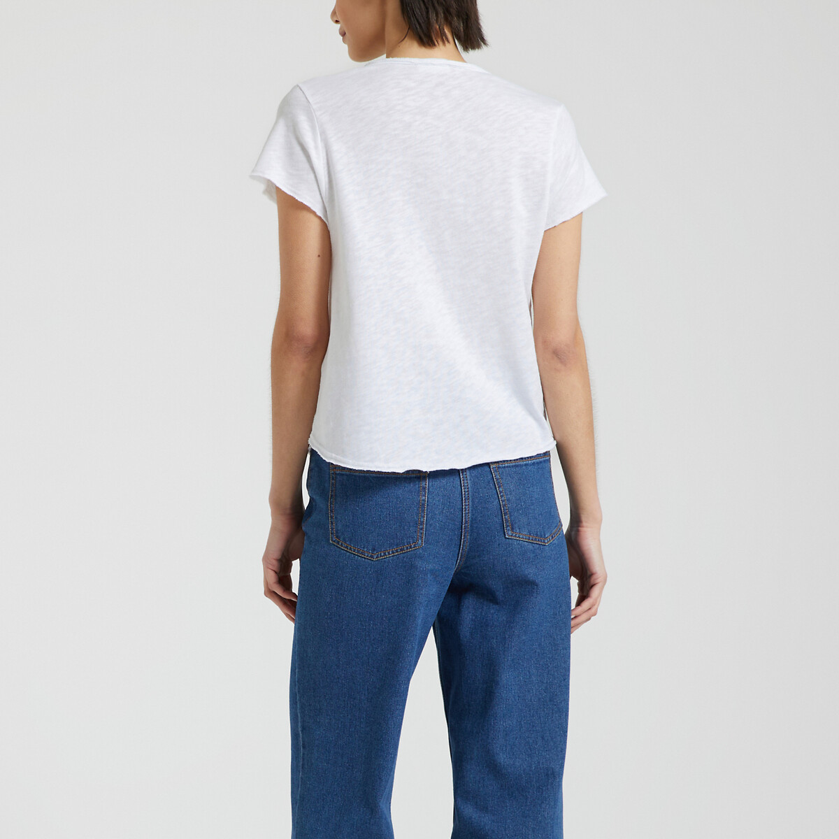 AMERICAN VINTAGE<br>Camiseta Sonoma de manga curta com decote em V