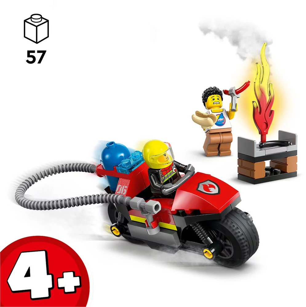 LEGO®CITY 60410 - LA MOTO D’INTERVENTION RAPIDE DES POMPIERS
