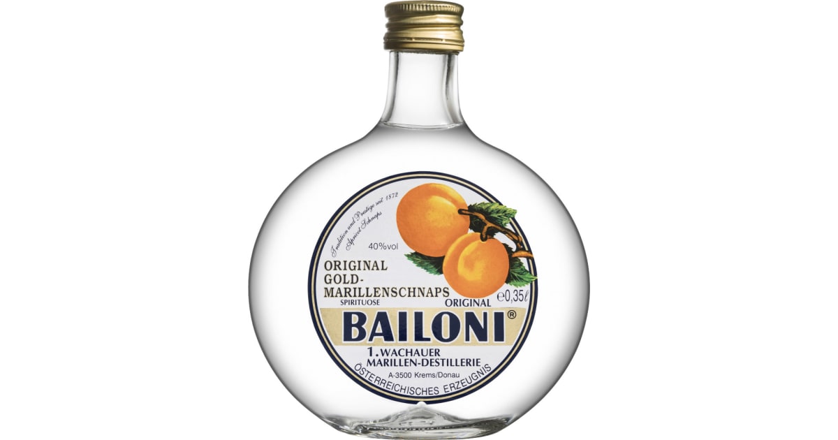 Bailoni Marillenschnaps 40% (Einweg)