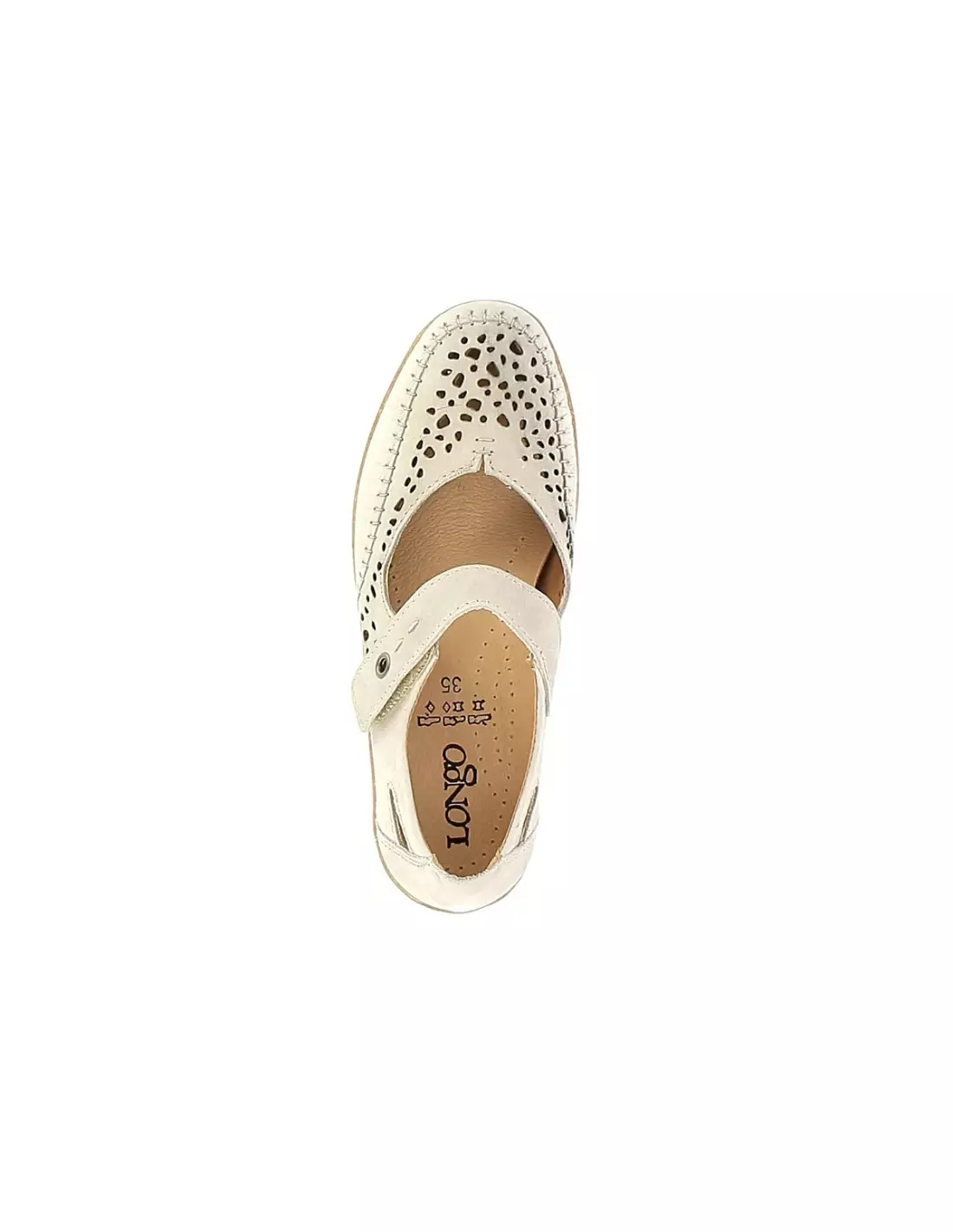 LONGO 1006643 - Ballerines & babies Taupe
