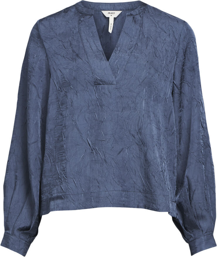 Object OBJJOHNSON RE L/S V-NECK TOP NOOS Bering sea